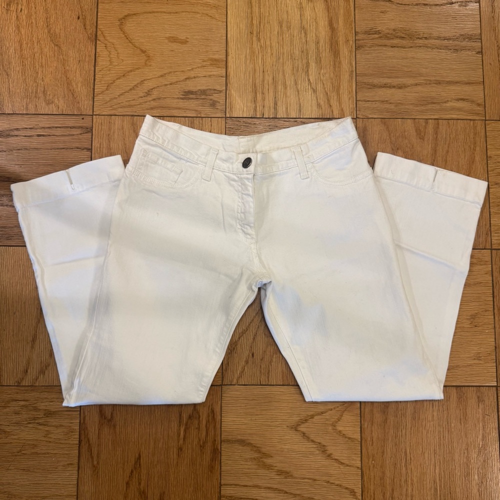 Bright White Cropped Jeans